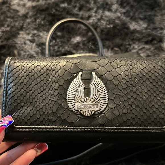 Harley Davidson purse and wallet nwot leather - Picture 4 of 5